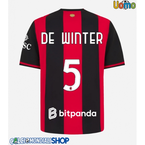 Maglie da calcio AC Milan Koni De Winter #5 Prima Maglia 2026-27 Manica Corta